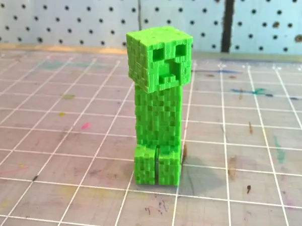 Textured Minecraft Creeper with Moveable Head