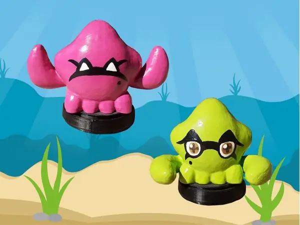 Splatoon: GomiPomi Squid Sisters figurines