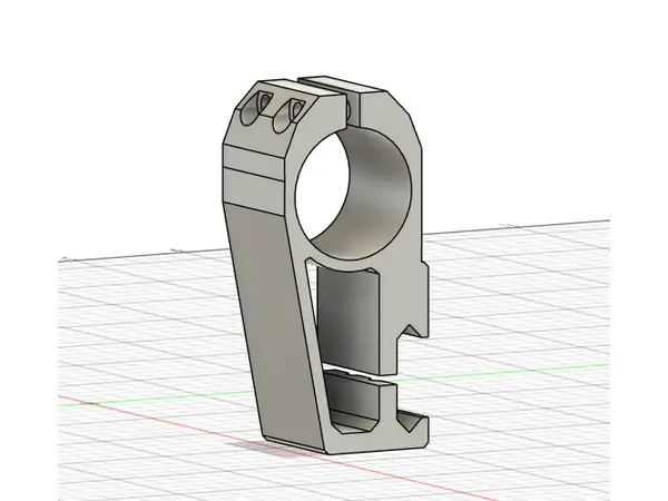 Picatinny Rail Flashlight Holder