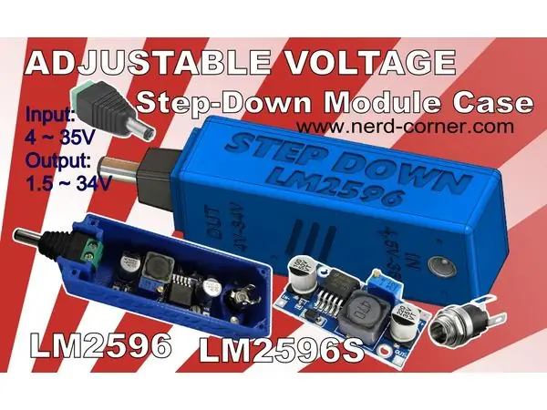 LM2596S step down case LM2596