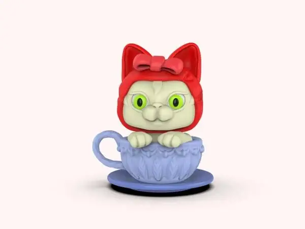 Cat in a cup