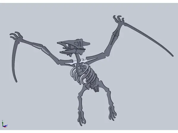Pterodactyl for 3D Printing.