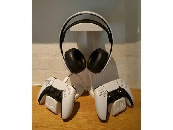 PS5 Dual controller and headset stand