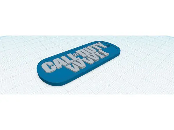 CALL OF DUTY WWII KEYCHAIN
