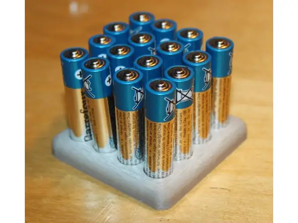 Parametric AAA LR03 Battery holder / N20 cartridge holder