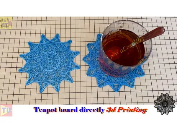 Print a beautiful teapot board directly