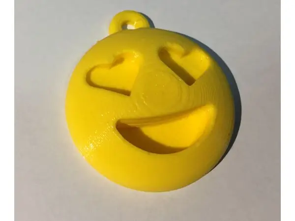 Emoji with heart-like eyes