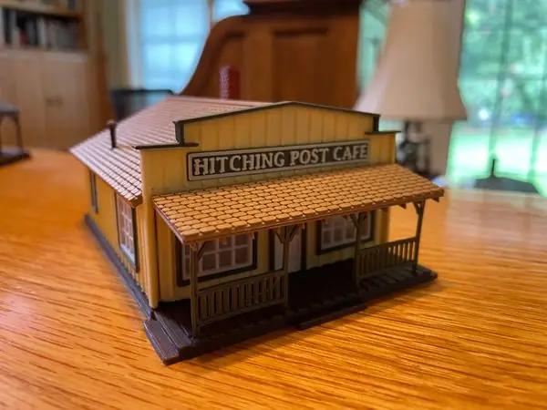 HO Scale Old Western Cafe