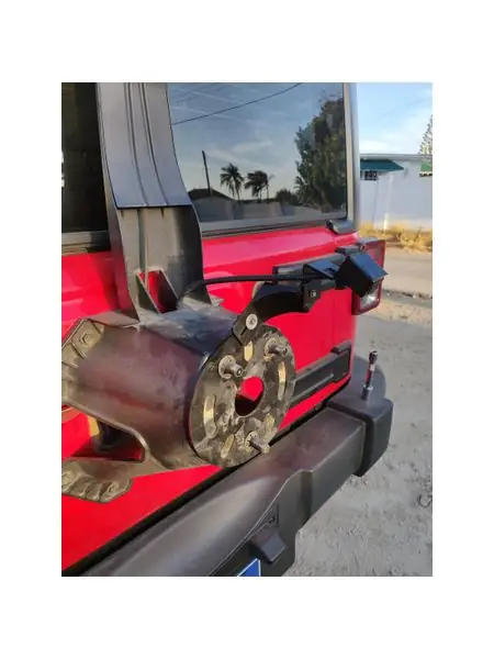 Jeep Wrangler Rear View Camera Extender & adjustment