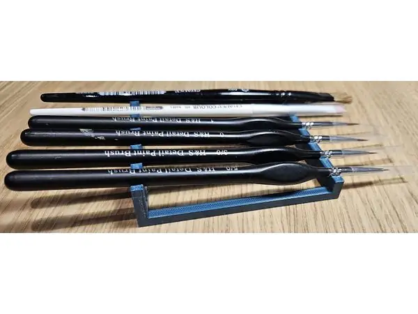 Customisable Paintbrush Drying Rack