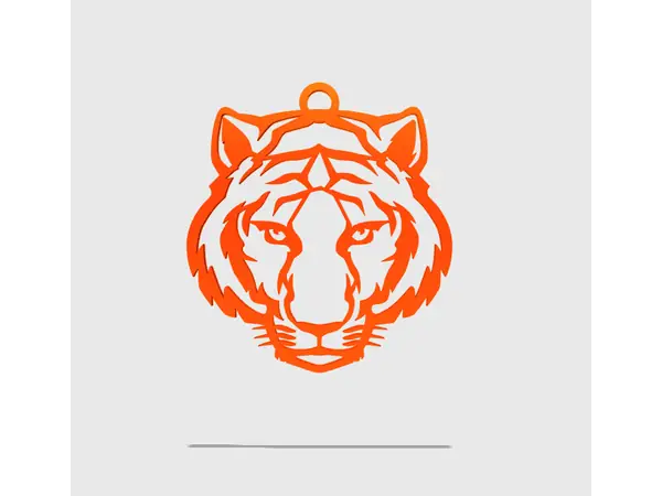 Tiger keychain