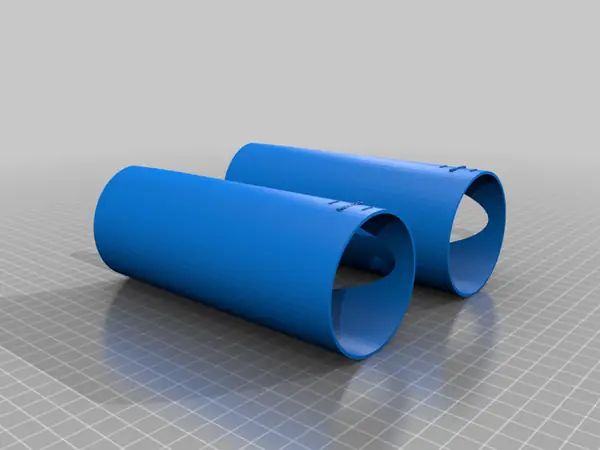 Exhaust pipe welding template