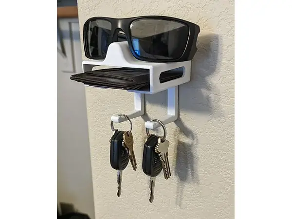 Wallet, Keys & Glasses Wall Holder