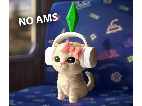 Sims cat in headphones REMIX