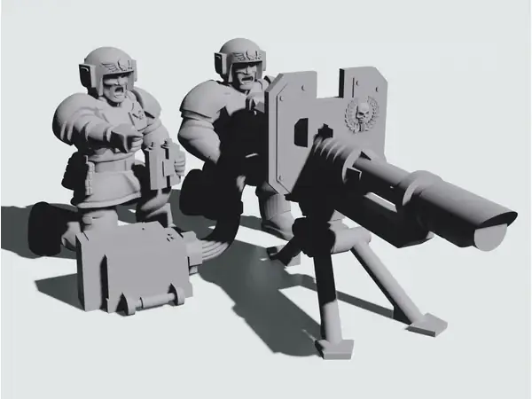 Angry Spaceguards Heavy Pew-Pew Team