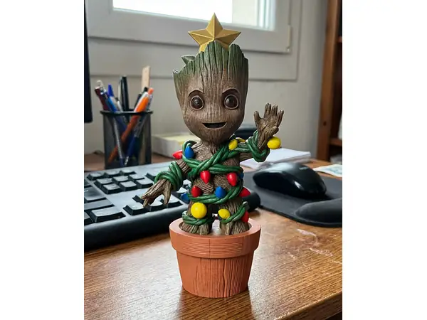 Christmas Baby Tree Figure | Decoration | Cute Hero Plant