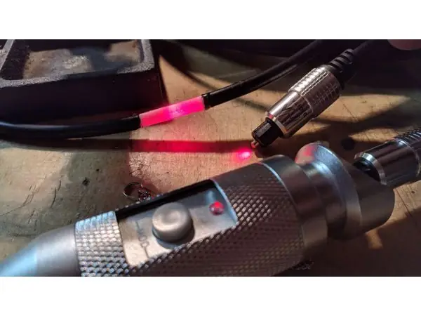 Simple toslink cable repair kit