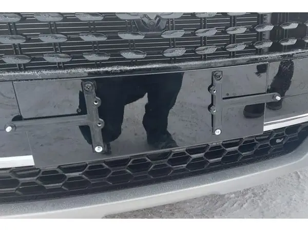 Vehicle registration plates adapter for chery tiggo to russian
