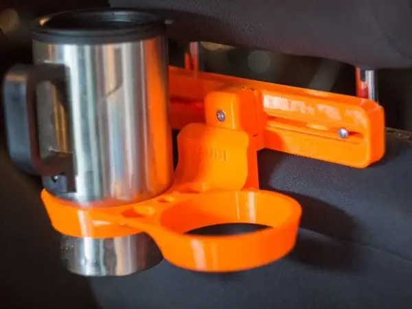 Cup holder for car headrest