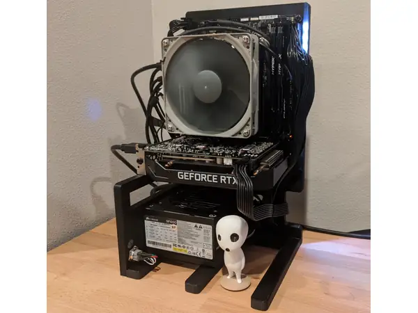 10.6L Mini-ITX Open-Frame SFF PC CASE