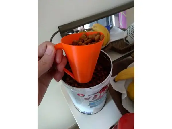 Cat and dog food cup