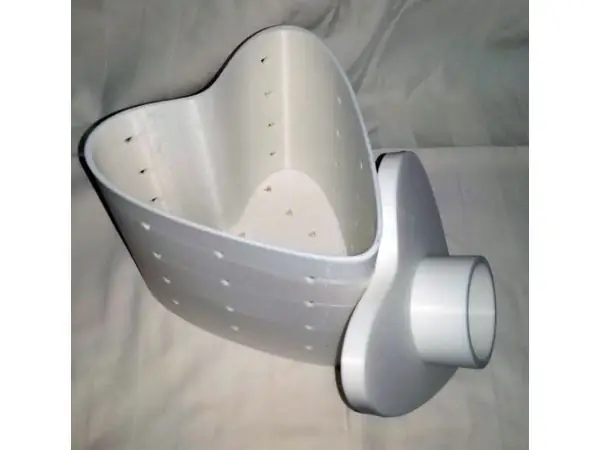 Heart Shaped Cheese Mould/Mold and Follower