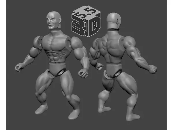 5.5 3D HE Barbarian - Magnet Version