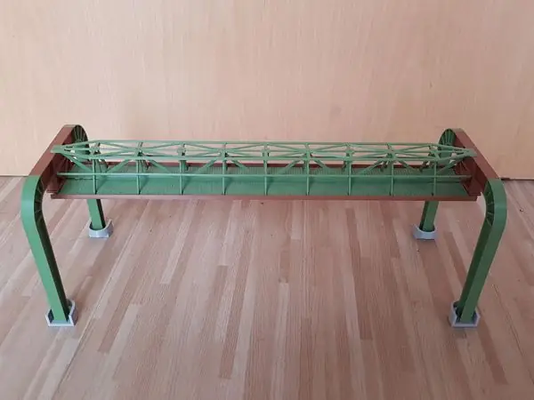 Wuppertaler Schwebebahn Gerüst gerade H0 1:87 / Monorail scaffolding straight