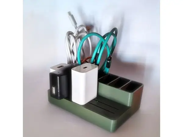 Organizer for USB Cables and Chargers - USA-UK remix