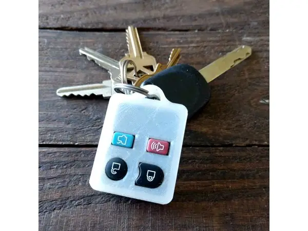 Ford Four Button Remote Case