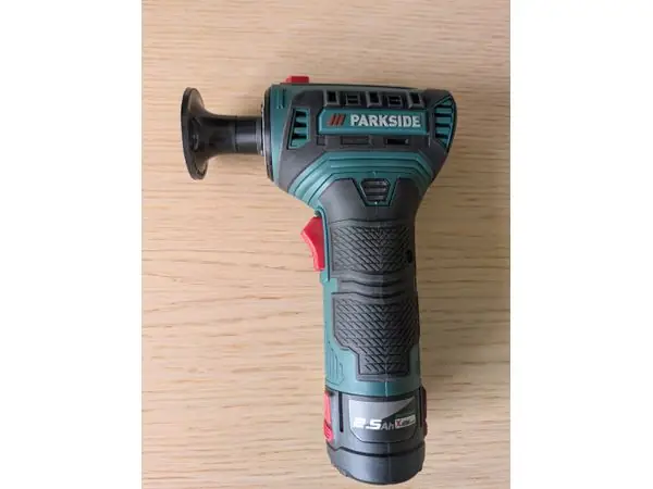 Parkside PWSA12 to Right Angle Die Grinder Mod (Roloc)