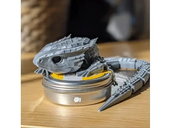 Red-Eyed Crocodile Skink - Articulated