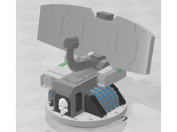 Hyperios Radar for Tarantula Base - Wh40k