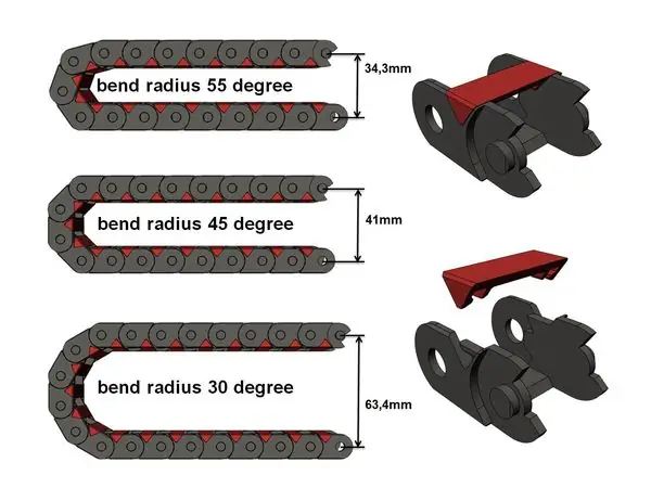 AR cable chain link opened
