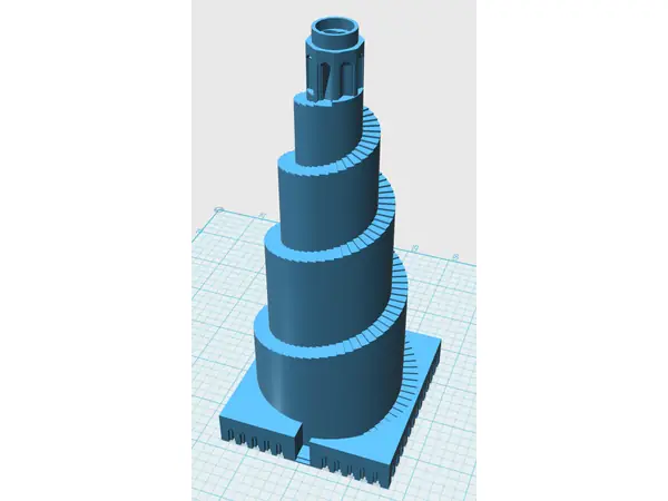 Spiral Minaret based on Abu Dulaf (Samarra, Iraq)