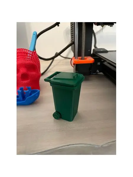 Mini Garbage Can Lid Redesign for Better Print Quality