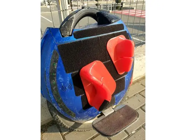 Electric unicycle safety / power pads