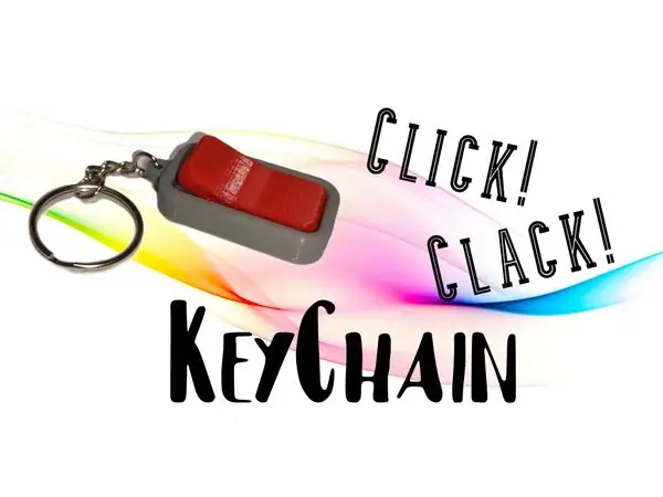 Click Clack Magnetic Fidget KeyChain