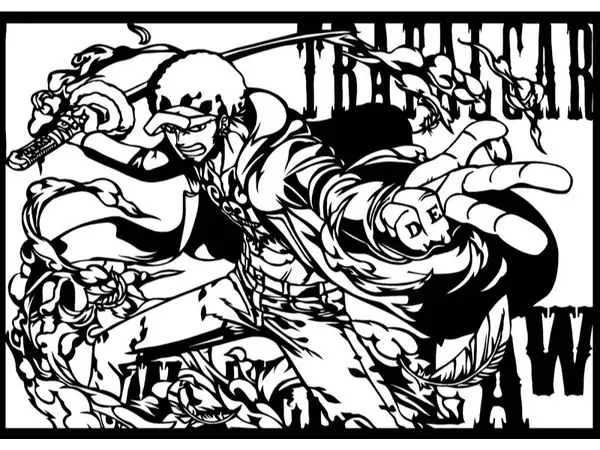 Trafalgar D. Water Law stencil 3