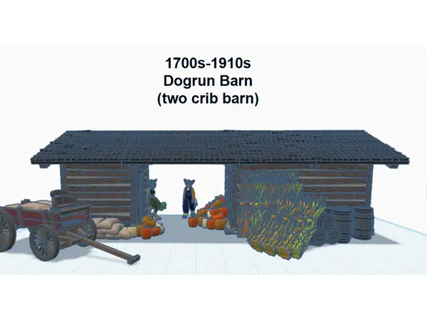 Dogrun Barn (HO SCALE)