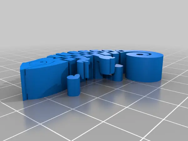 Flexi Chameleon keychain