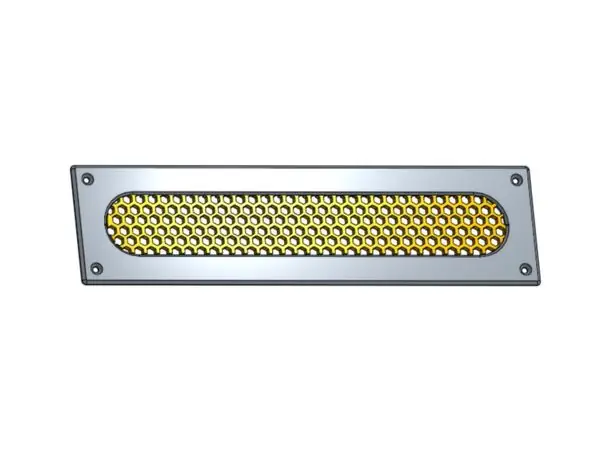 Intake vent plate and grille