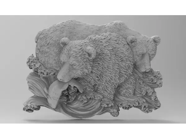 Fishing bear for CNC