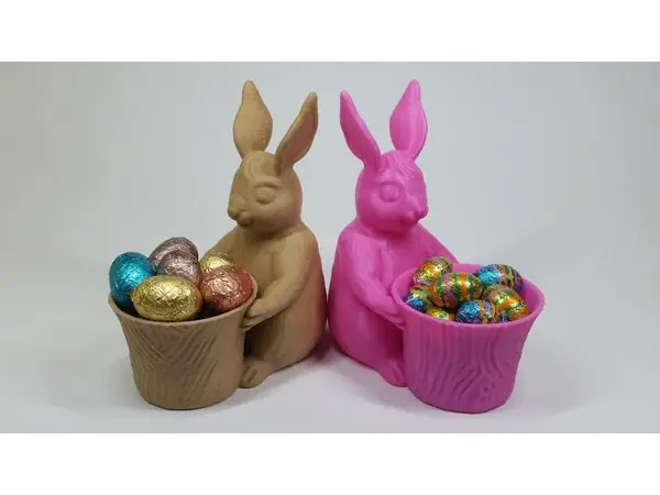 Easter Bunny Toy/Pot/Planter