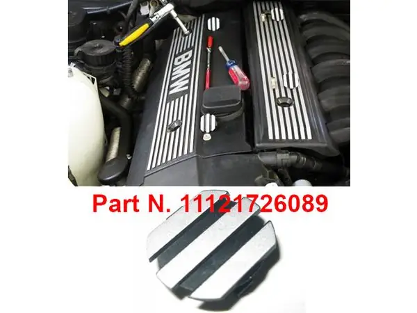 Engine Cover Cap for BMW engines M50 M52 M54 - Improved