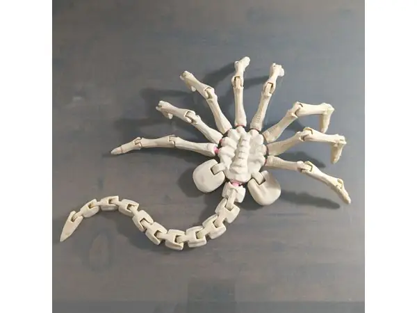 Semi-Posable Flexi Facehugger