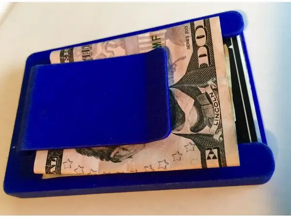Wallet with money clip