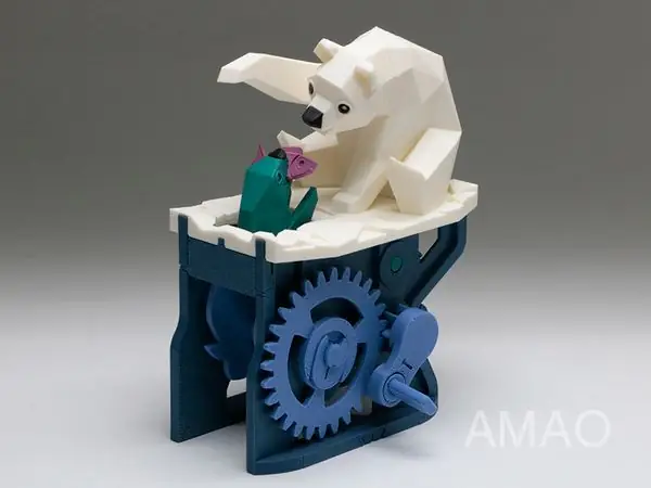 Polar Bear with Seal (automata)