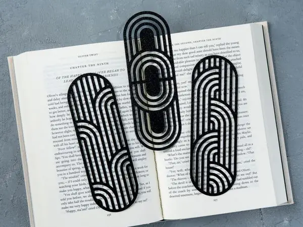 Bauhaus Linework Bookmarks
