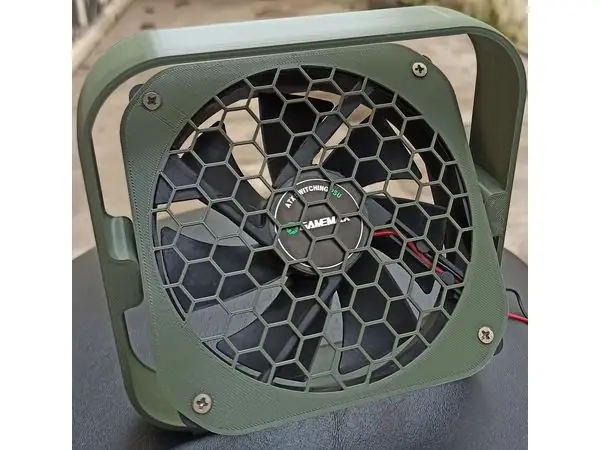 Fan Stand / Holder / Desktopfan / 120mm Fan W/ Grill